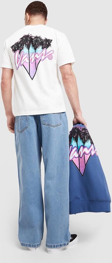 Vans Palm Drive T-Shirt Wit- Heren Wit