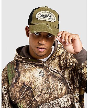 Von Dutch Denim Trucker Cap Green- Heren Green