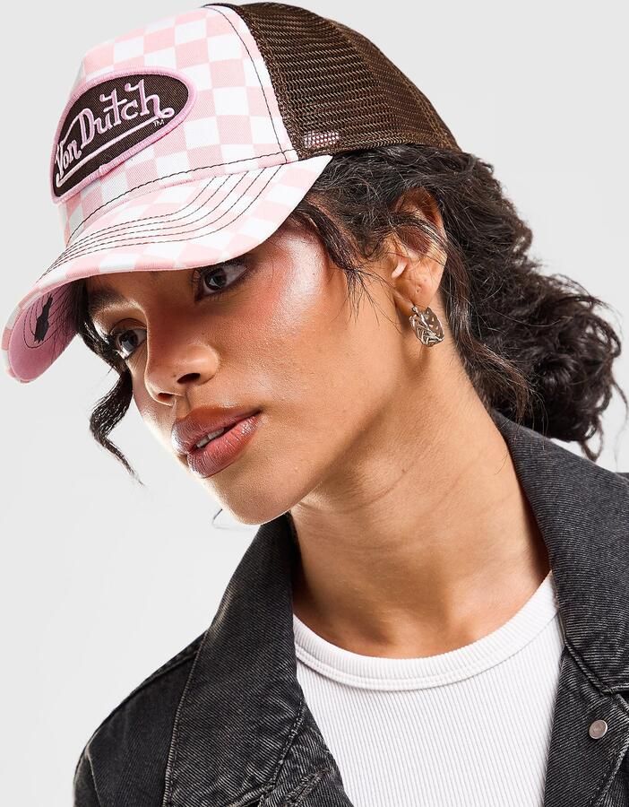 Von Dutch Multi Trucker Cap Roze- Dames Roze
