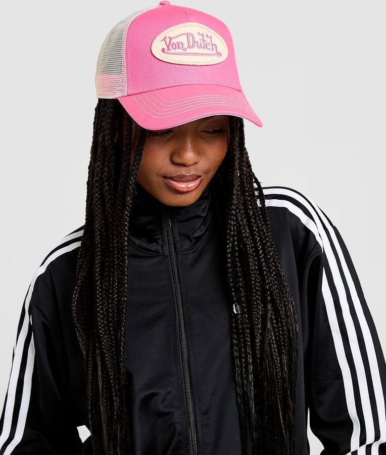 Von Dutch Staple Trucker Cap Roze- Dames Roze