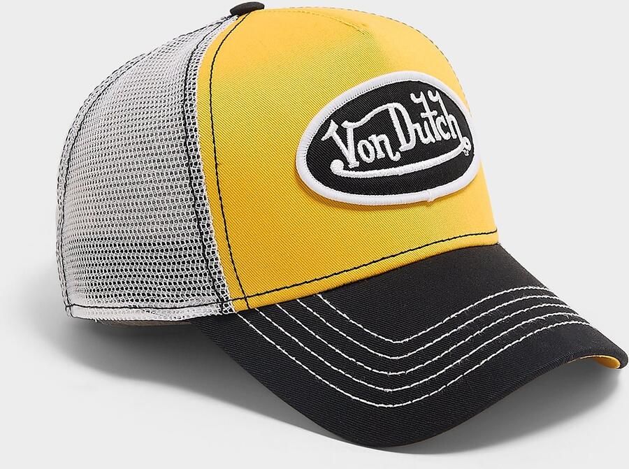 Von Dutch Trucker Cap Geel- Dames Geel