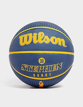 Wilson NBA Curry Basketball Blue- Heren
