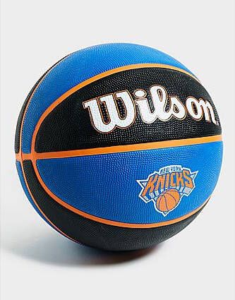 Wilson NBA New York Knicks Basketball Blue- Heren