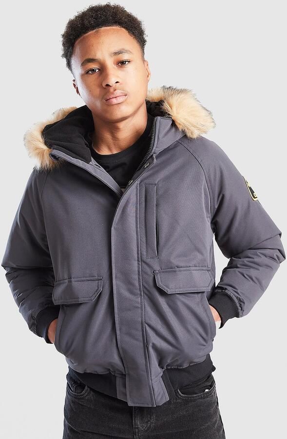 Zavetti Canada Abelli Bomber Jacket Junior Grijs Kind Grijs