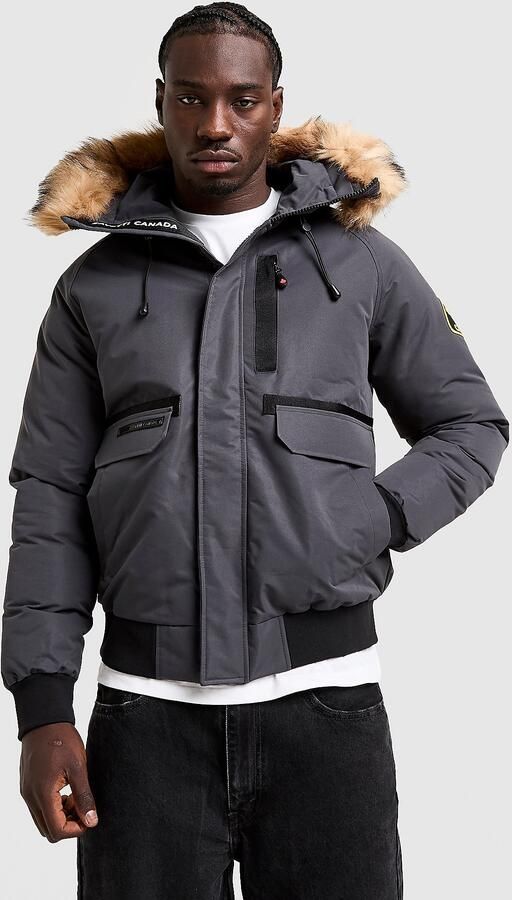 Zavetti Canada Abelli Short Parka Jacket Grijs- Heren Grijs