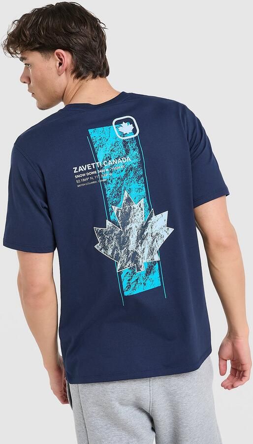 Zavetti Canada Alonso T-Shirt Blauw- Heren Blauw