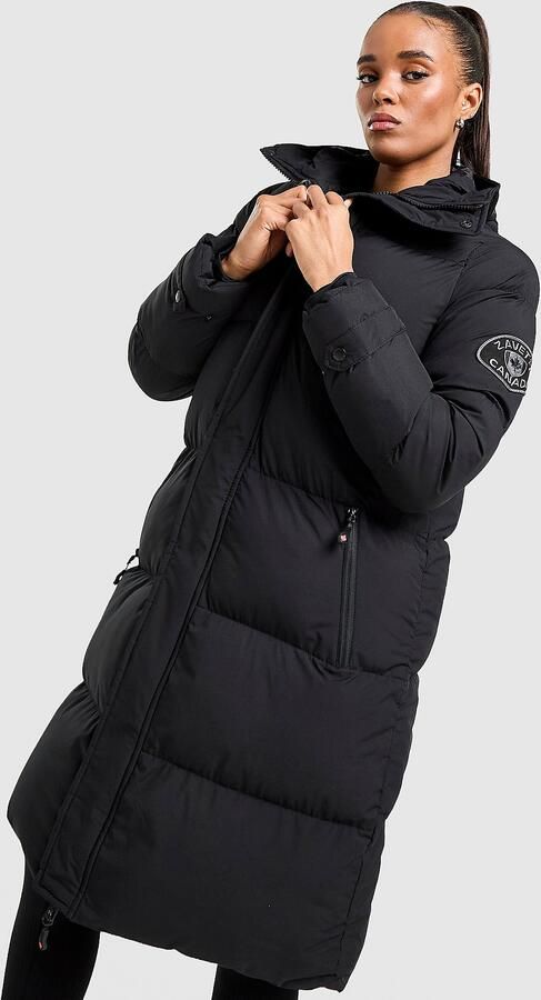 Zavetti Canada Alora Longline Jacket Zwart- Dames Zwart