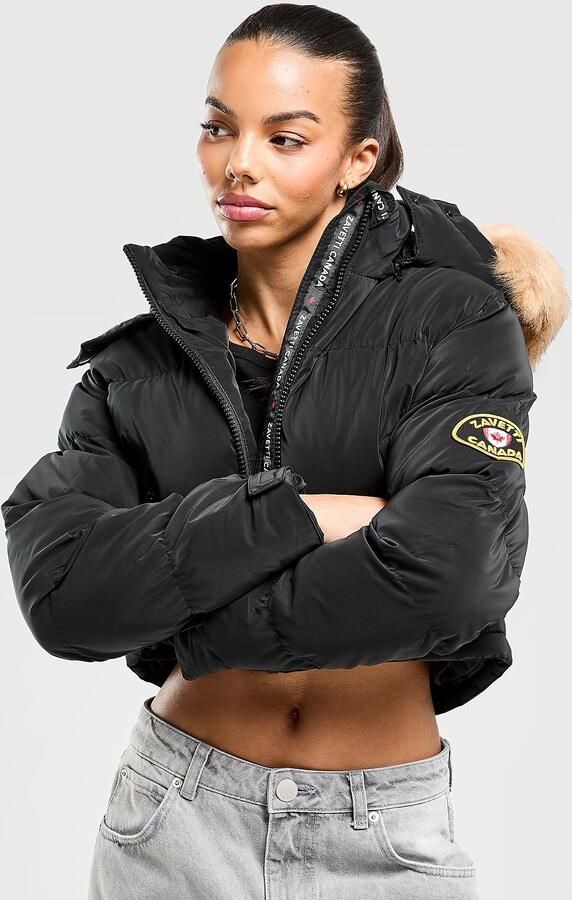 Zavetti Canada Bellucci Crop Jacket Zwart- Dames Zwart