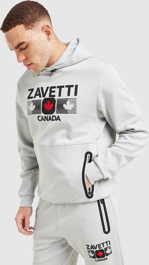 Zavetti Canada Cirico Hoodie Grijs- Heren Grijs