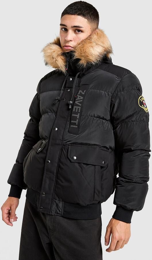 Zavetti Canada Deratti Parka Jacket Zwart- Heren Zwart