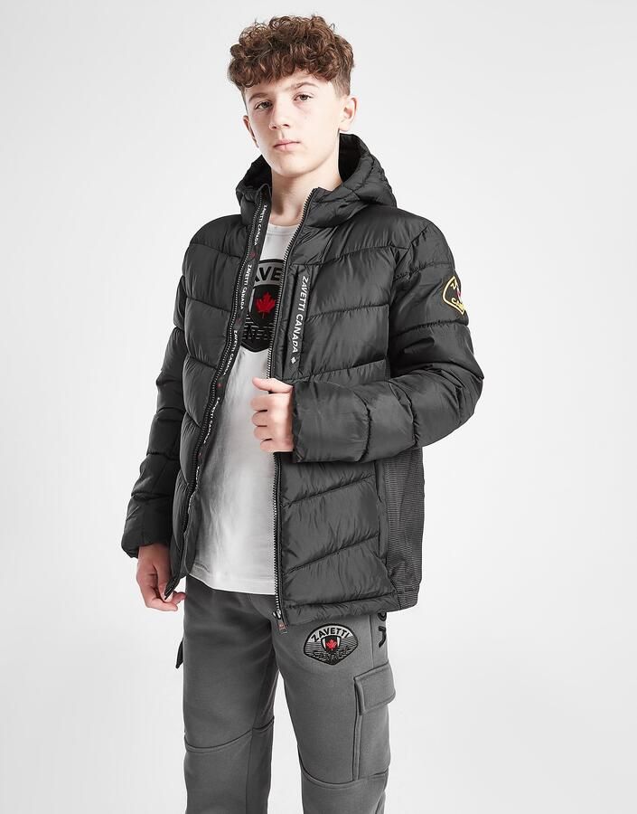 Zavetti Canada Fallonino Hybrid Jacket Junior Zwart