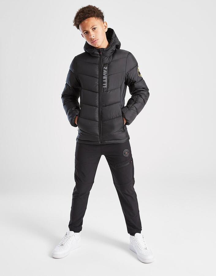 Zavetti Canada Fallori Hybrid Padded Jacket Junior Zwart