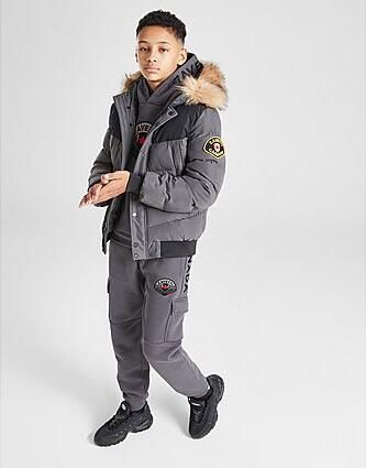 Zavetti Canada Garbantini Bomber Jacket Junior Grey Kind Grey