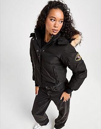 Zavetti Canada Olivia Bomber Jacket Zwart- Dames Zwart - Foto 2