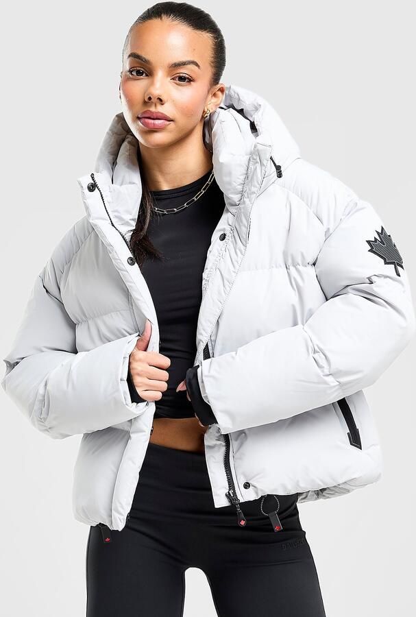 Zavetti Canada Rivera Tech Puffer Jacket Grijs- Dames Grijs