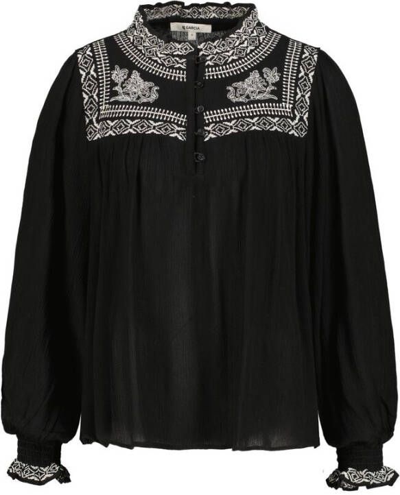 GARCIA blouse zwart