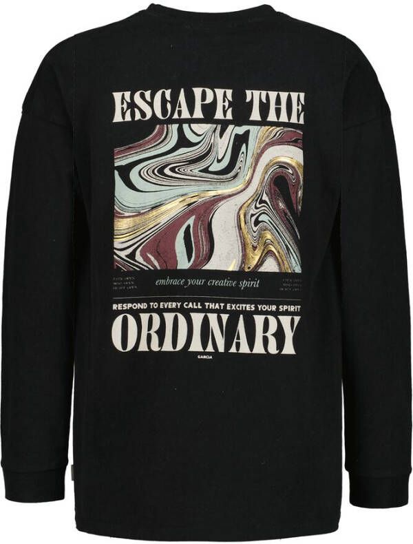 GARCIA longsleeve zwart
