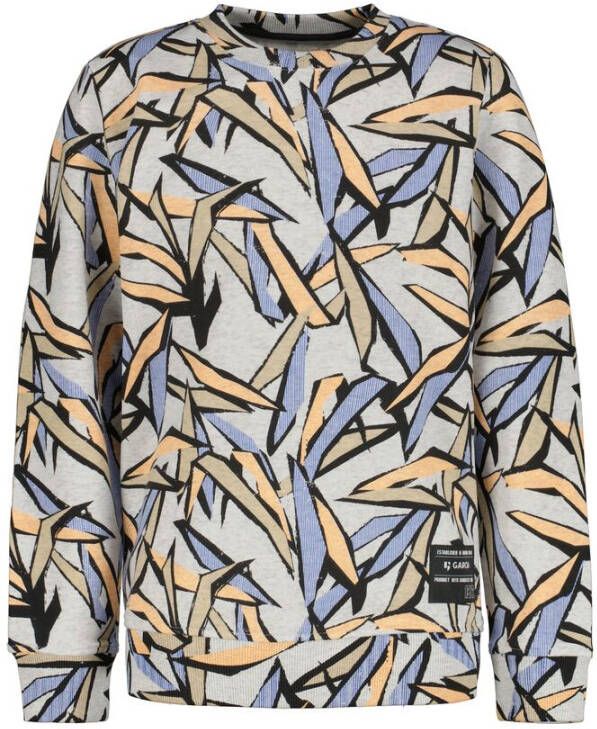 GARCIA sweater grijs gemêleerd