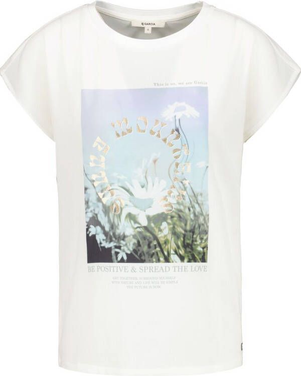 GARCIA t-shirt gebroken wit