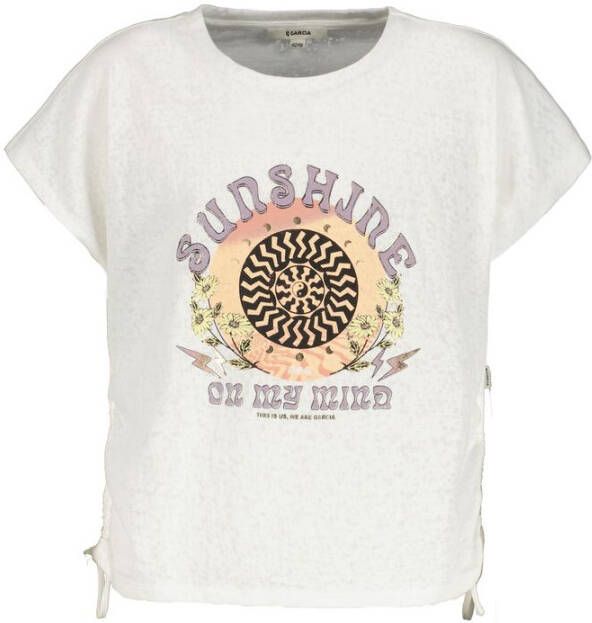 GARCIA t-shirt gebroken wit