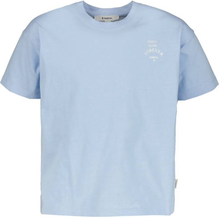 GARCIA t-shirt lichtblauw