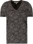 Garcia T-shirt met all over print zwart ecru - Thumbnail 2