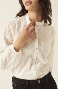 GARCIA blouse gebroken wit