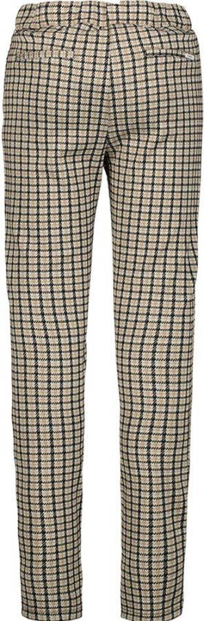 Garcia geruite skinny broek beige zwart Meisjes Polyester Ruit 128 - Foto 5
