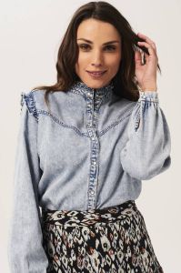 GARCIA denim blouse medium used s20039