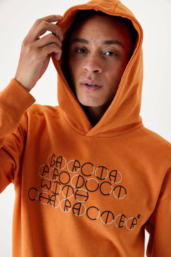 GARCIA hoodie oranje