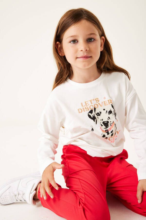 Garcia Shirt met lange mouwen met print