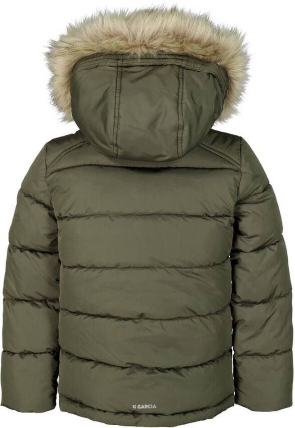 Garcia Gewatteerd jack met afneembaar imitatiebont - Foto 2