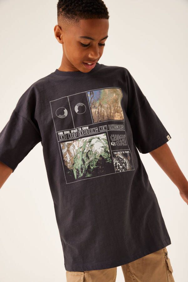 GARCIA t-shirt donkergrijs