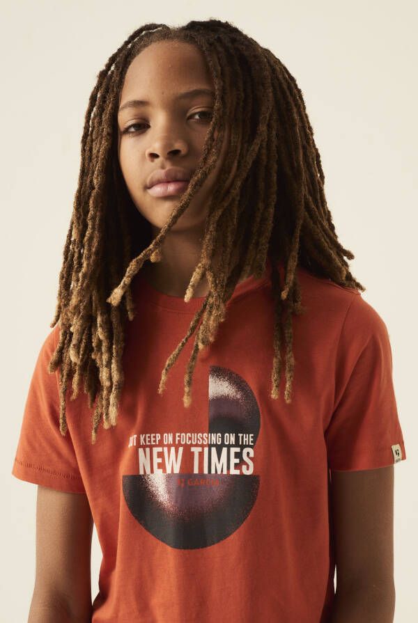 GARCIA t-shirt oranje s23400