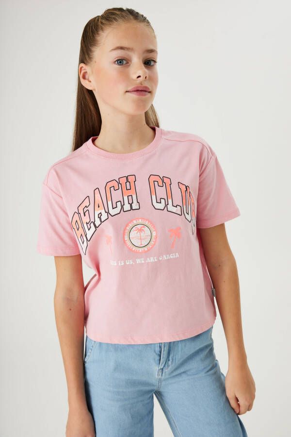 GARCIA t-shirt roze