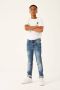 Garcia slim fit jeans Xandro 32O vintage used Blauw Jongens Stretchdenim 140 - Thumbnail 4