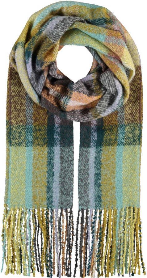 Casa de Sciarpa Groen Sjaal XL ruit boucle