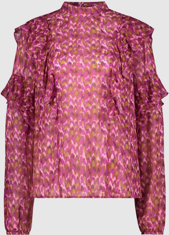 Circle of Trust Framboos Blouse volant print