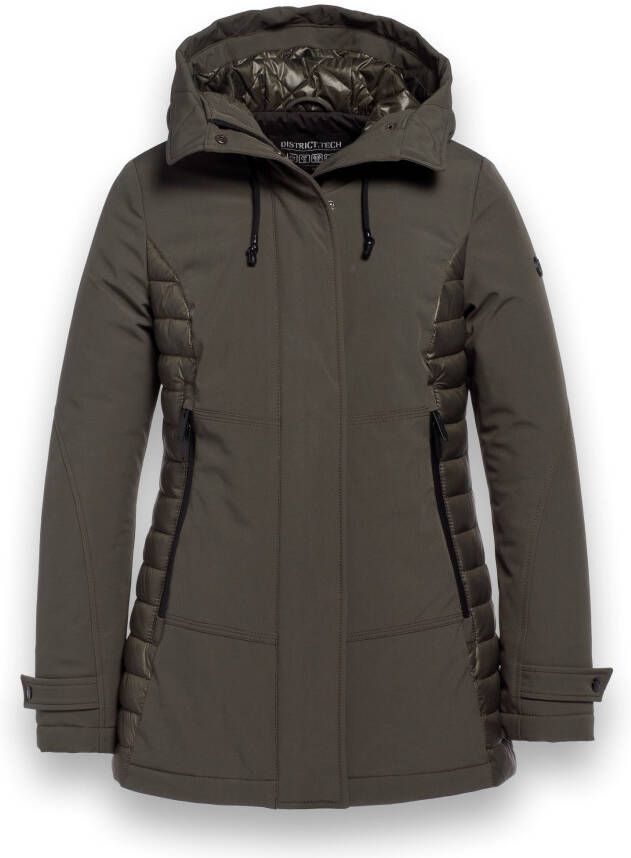 District Olijf Jack halflang softshell step