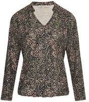 Dreamstar Olijf Sweater soft vlekprint