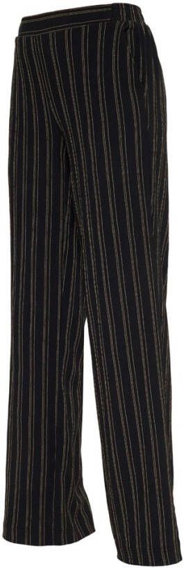 Dreamstar Zwart Broek verticale streep