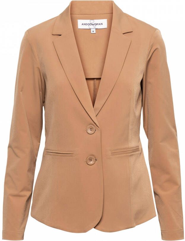 &Co Camel Blazer travel