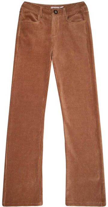 Esqualo Cognac Broek rib flared