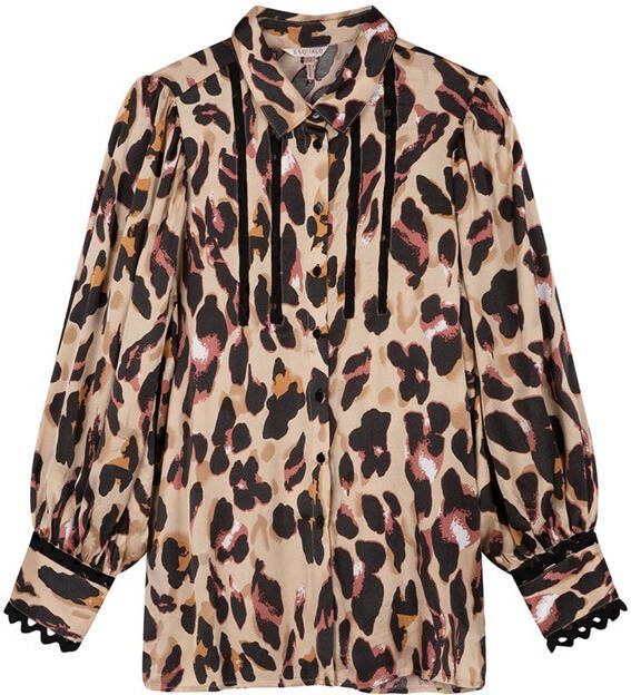Esqualo Zand Blouse panter