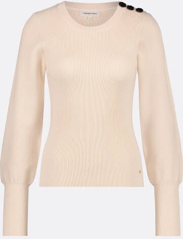 Fabienne Chapot Offwhite Pullover ribbel