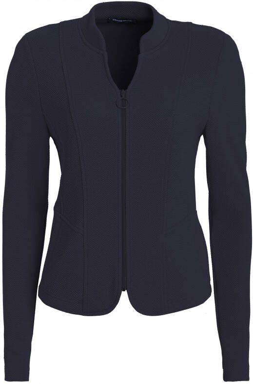 Frank Walder Blauw 710.300 Jasje relief rits