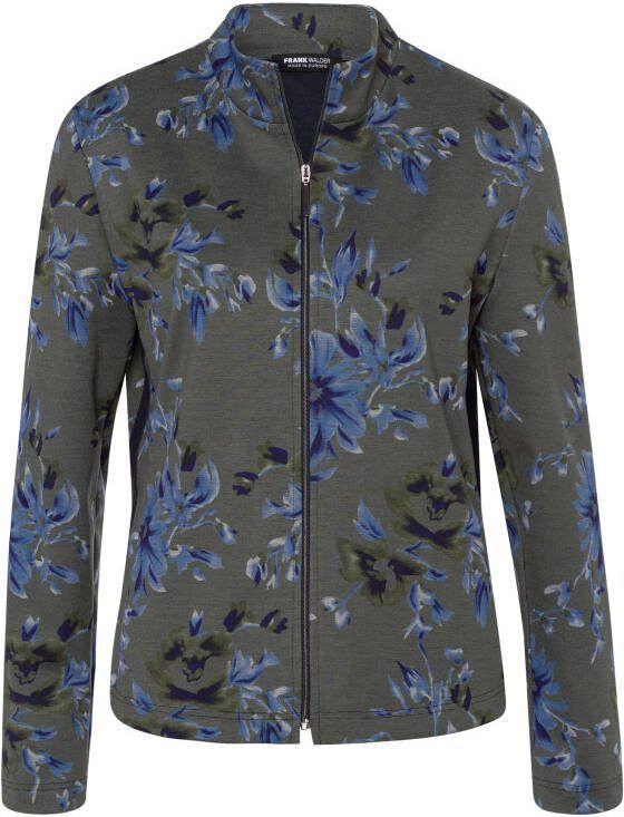 Frank Walder Green Print Blazer bloemprint