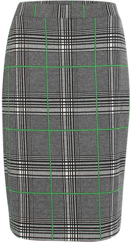 Frank Walder Green Print Rok ruit
