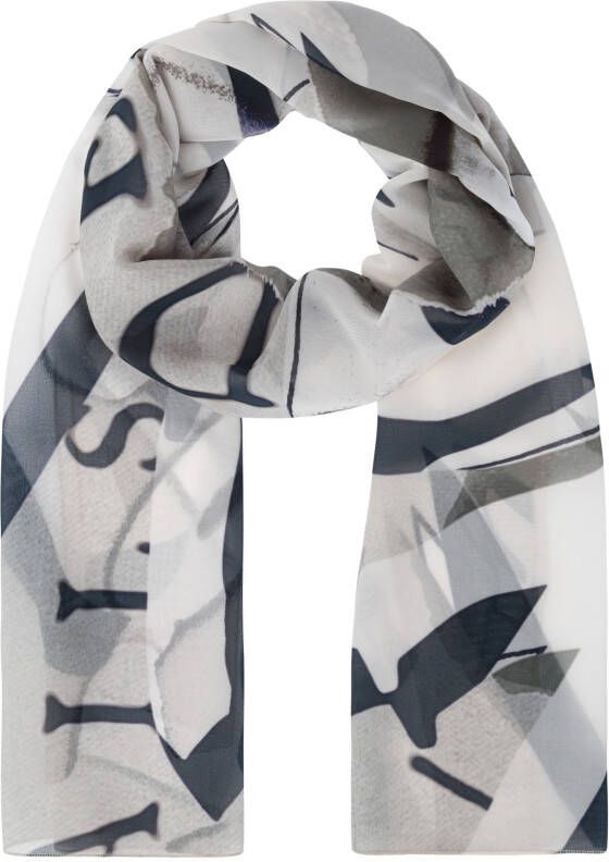 Frank Walder Green Print Shawl print