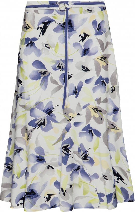 Frank Walder Mix Rok tricot bloemen